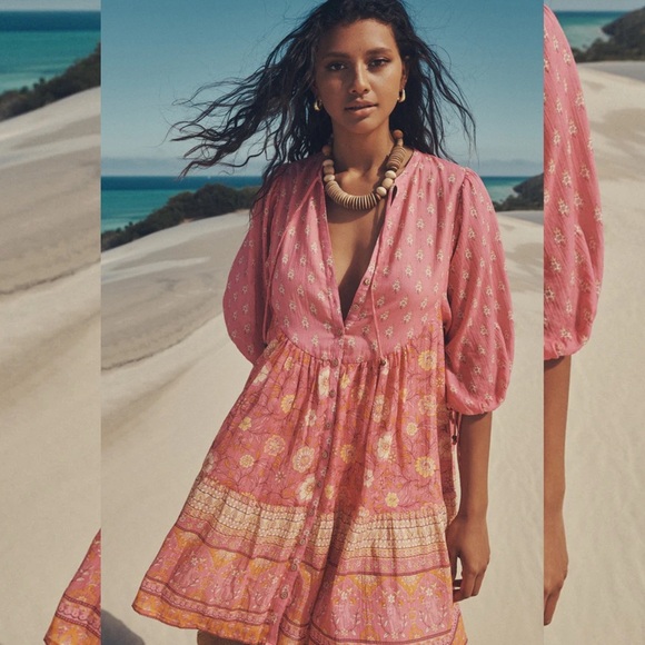 Spell & The Gypsy Utopia Tunic Mini Dress - Picture 6 of 14